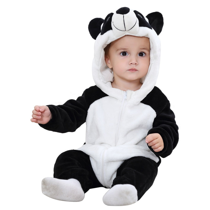 Gido | Baby Mädchen/Junge Schlafanzug mit Kapuze Überall Schlafanzug