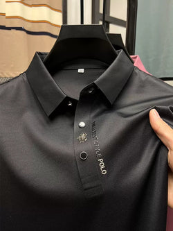 Luuk | Lässiges Büro-Poloshirt in Uni-Farbe