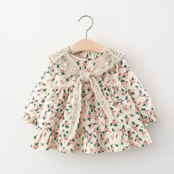 Ilsa | Baby Girl Floral Long Sleeve Kleid