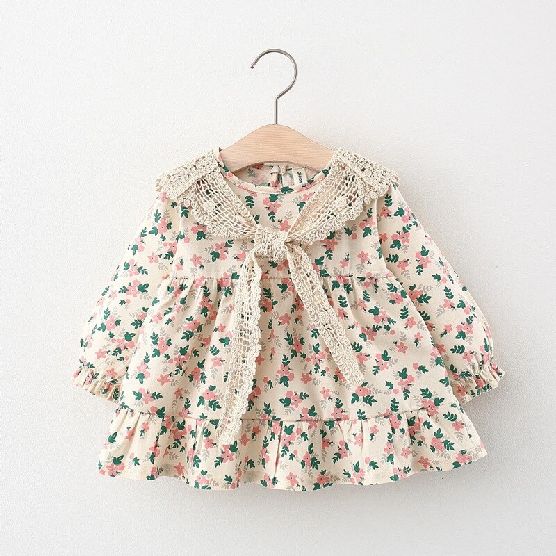 Ilsa | Baby Girl Floral Long Sleeve Kleid