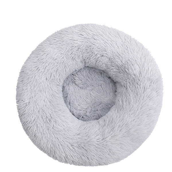 Delia | Haustiere Komfortables weiches Donut-Kuschelbett