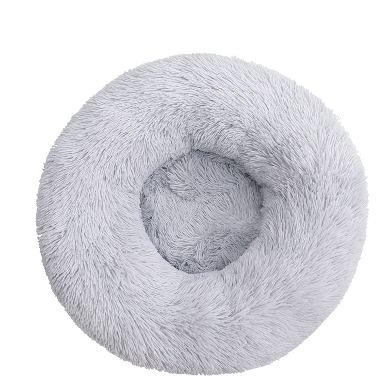 Delia | Haustiere Komfortables weiches Donut-Kuschelbett