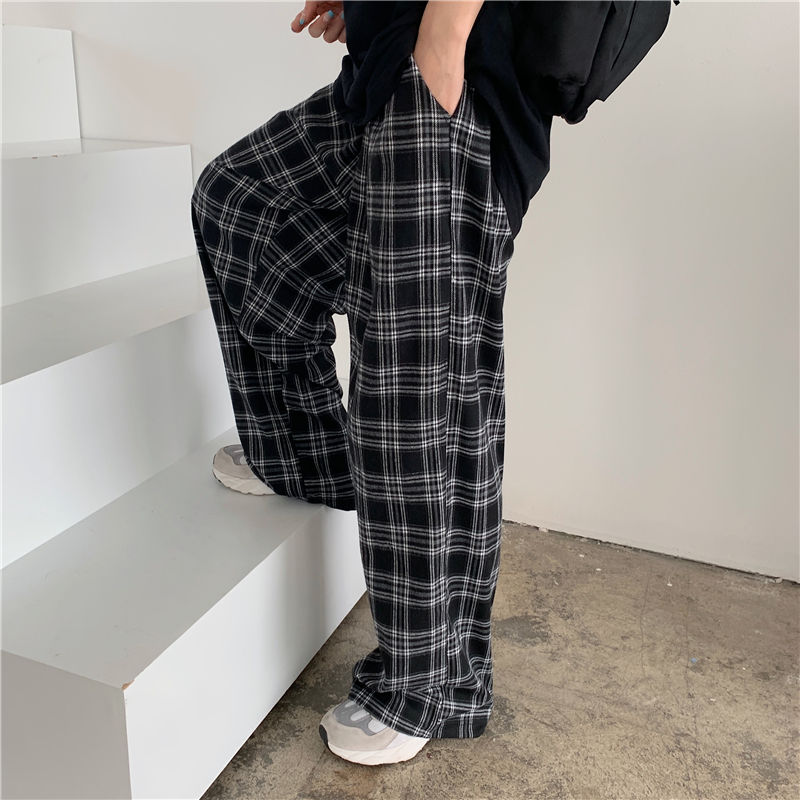 Daan | Lässige karierte Harajuku-Hose in lockerer Passform