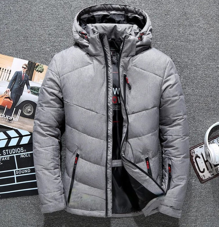 Archibald | Gefütterte Jacke mit abnehmbarer Kapuze
