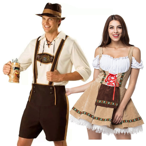 Ines | Pärchen Barkeeperin/Kellnerin Cosplay Halloween Kostüm