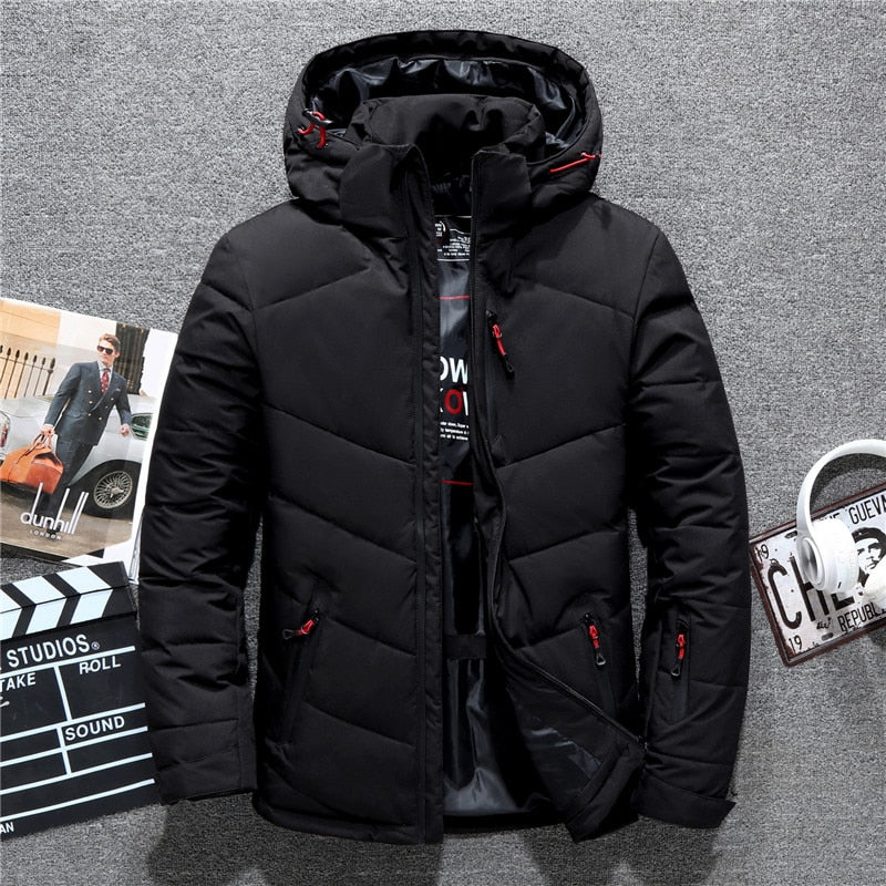 Archibald | Gefütterte Jacke mit abnehmbarer Kapuze