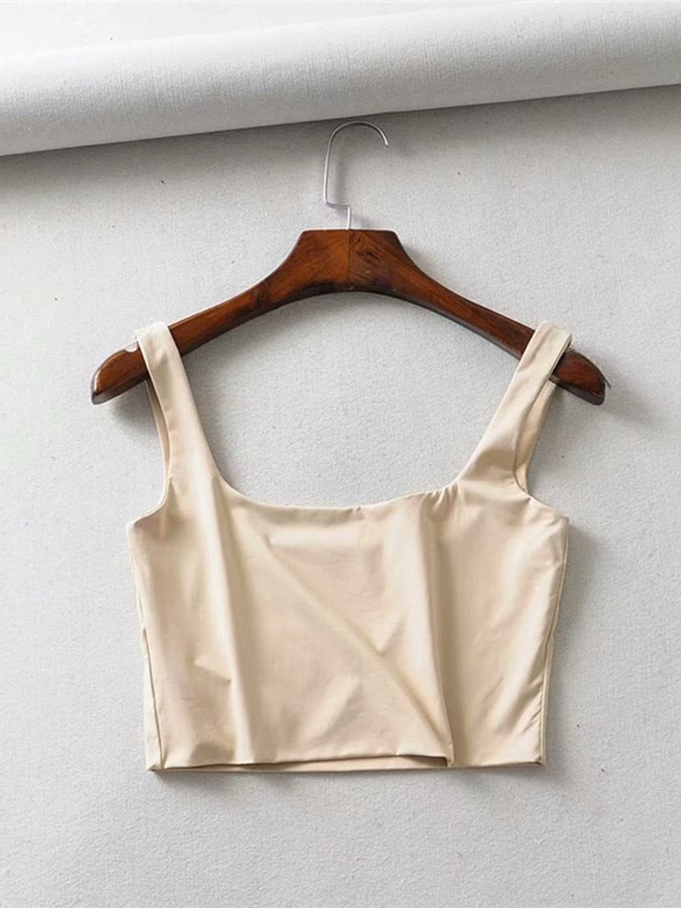 Anna | Sexy ärmelloses Crop Top