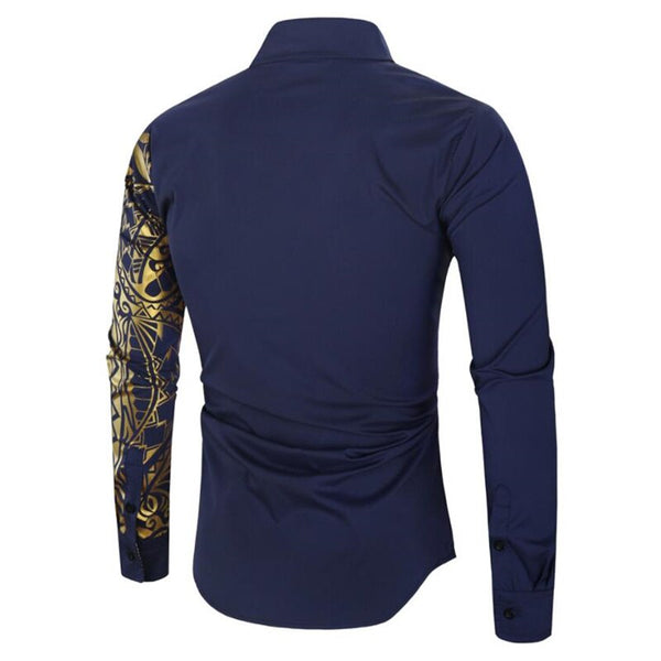 Jacob | Tribal Ärmelbluse mit langen Ärmeln