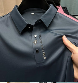 Luuk | Lässiges Büro-Poloshirt in Uni-Farbe