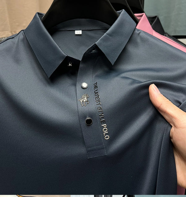 Luuk | Lässiges Büro-Poloshirt in Uni-Farbe
