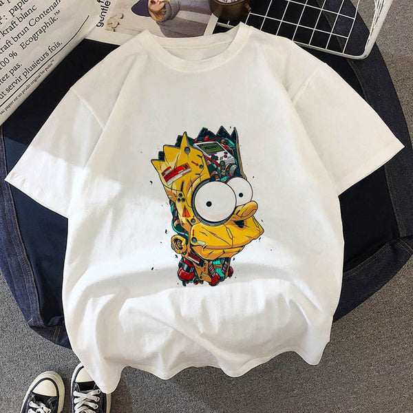 Moritz | Jungen/Mädchen Die Simpsons Lose Passform Tee