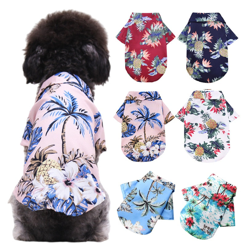 Cerys | Hawaiian Beach T-Shirt-Weste für kleine Haustiere