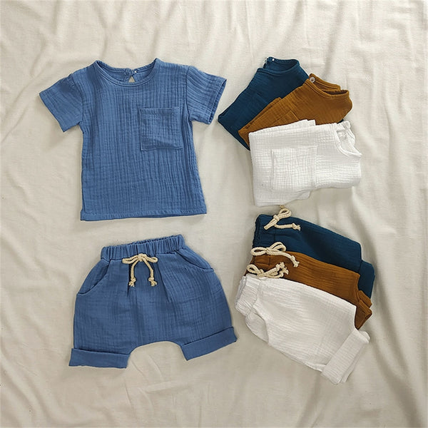Tom | Bio-Baumwoll-Shirt und Short-Set