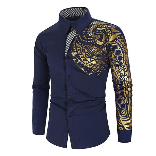 Jacob | Tribal Ärmelbluse mit langen Ärmeln