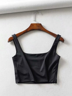 Anna | Sexy ärmelloses Crop Top