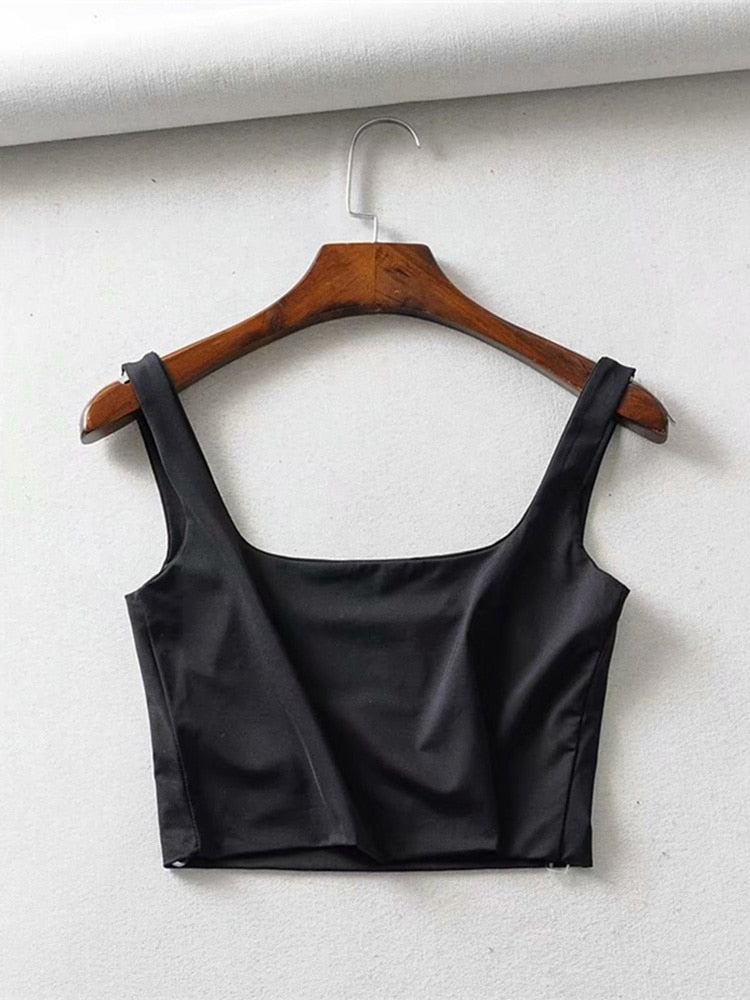 Anna | Sexy ärmelloses Crop Top