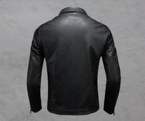 Klaus | Schwarze Lederjacke